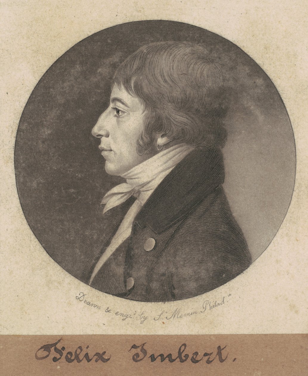 felix ımbert by Charles B. J. Févret de Saint Mémin