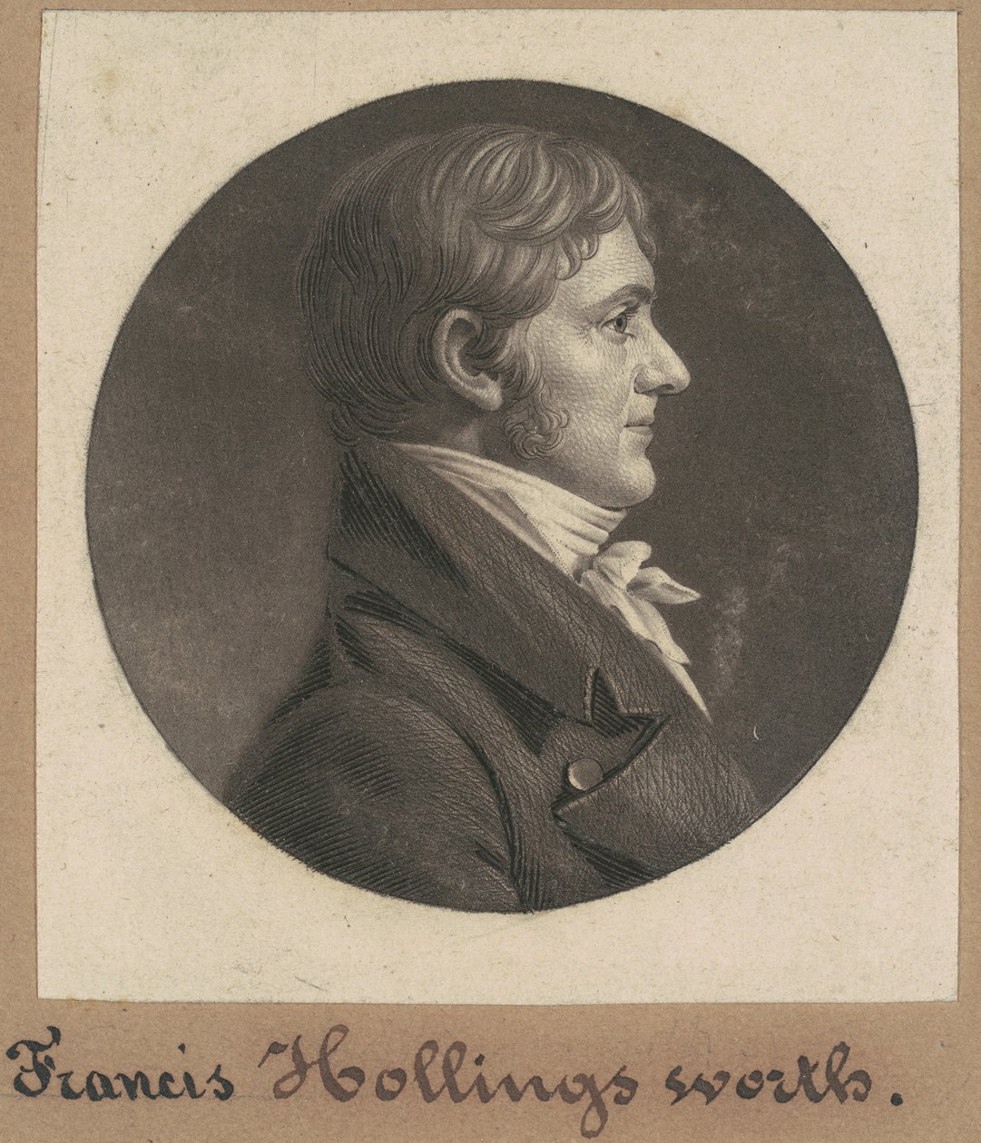 Francis Hollingsworth by Charles B. J. Févret de Saint Mémin