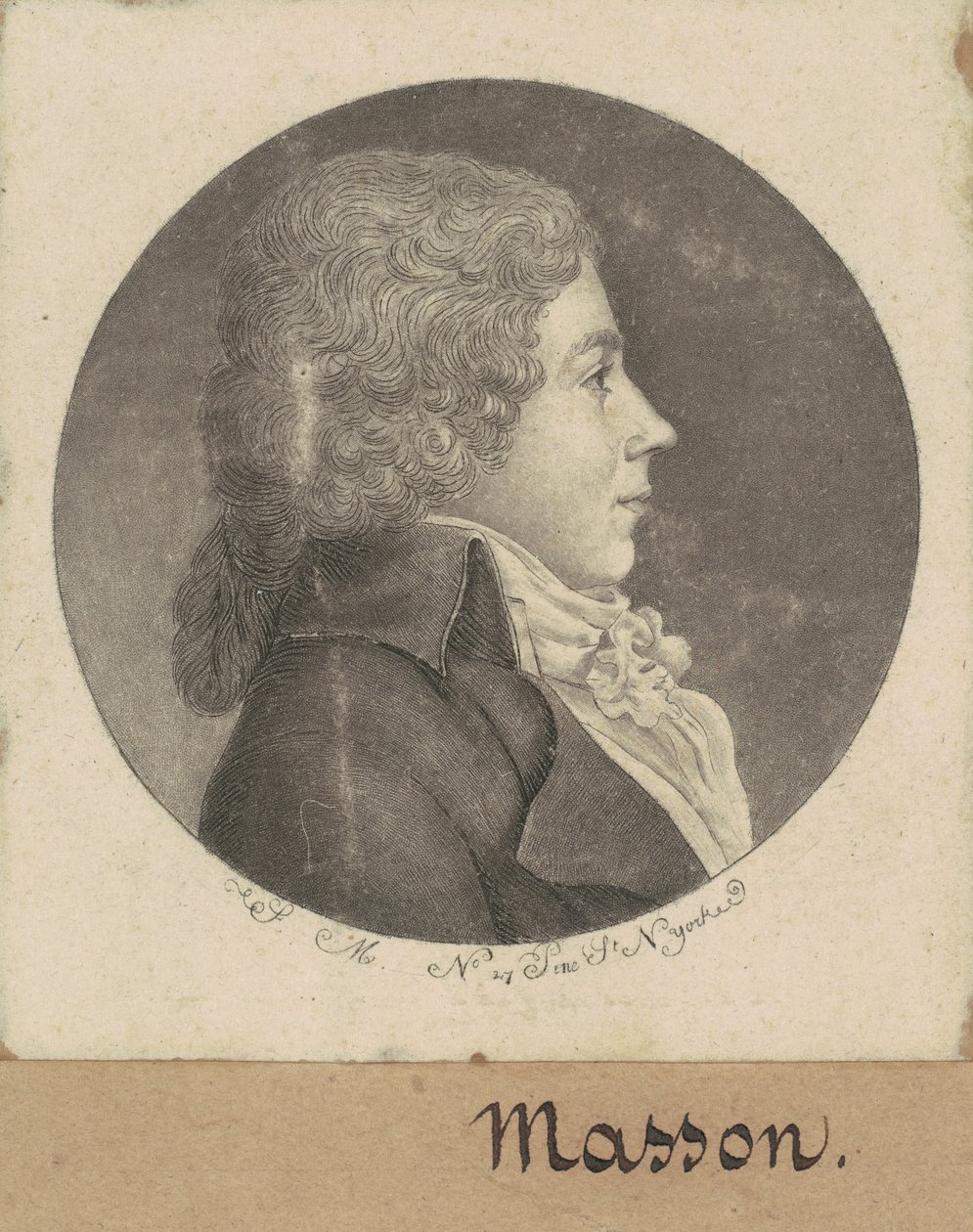 François Desire Masson by Charles B. J. Févret de Saint Mémin