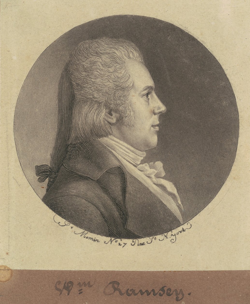 George Fitzwilliam by Charles B. J. Févret de Saint Mémin