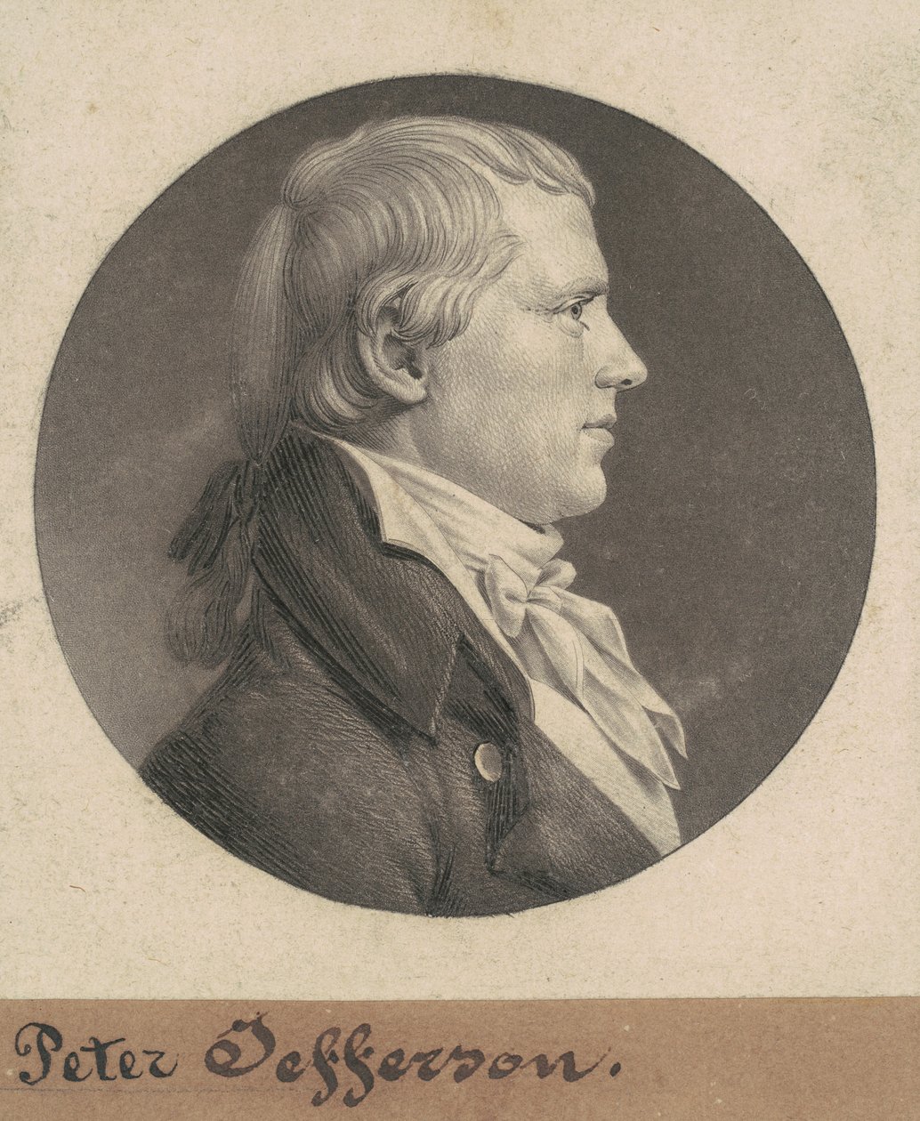 George Jefferson, Jr. by Charles B. J. Févret de Saint Mémin