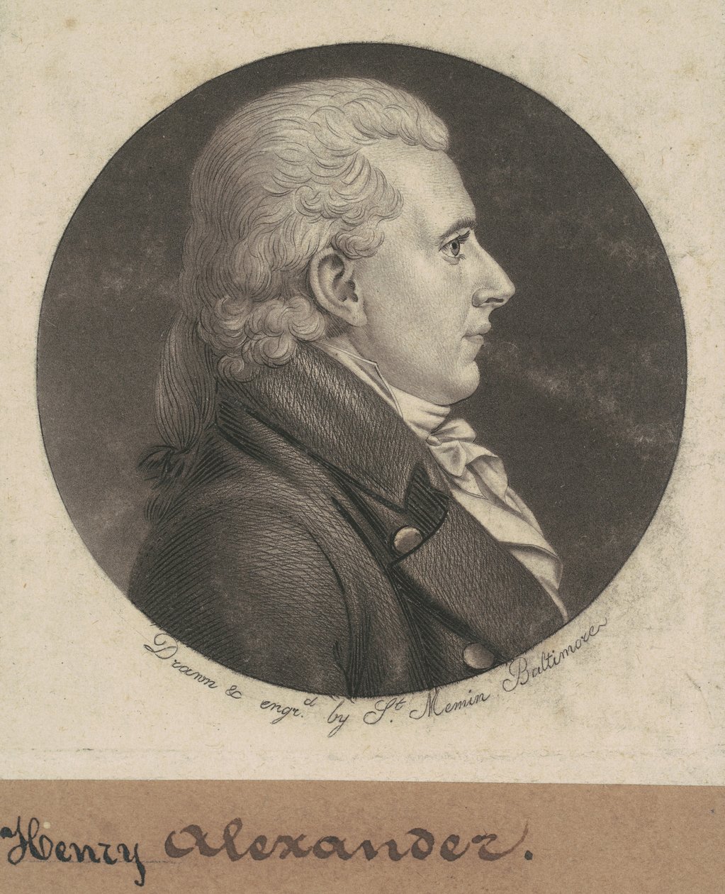 Henry Alexander by Charles B. J. Févret de Saint Mémin