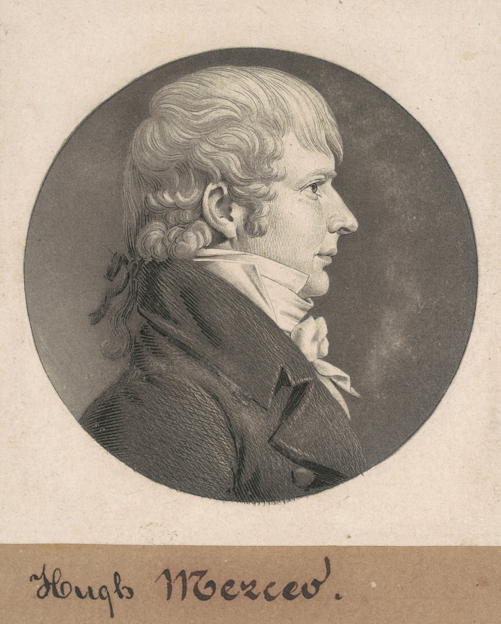 Hugh Kiracı Weedon Mercer by Charles B. J. Févret de Saint Mémin