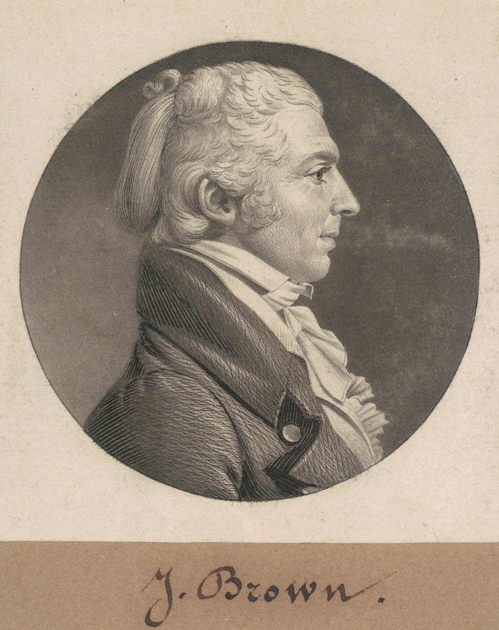 James Brown, Sn. by Charles B. J. Févret de Saint Mémin