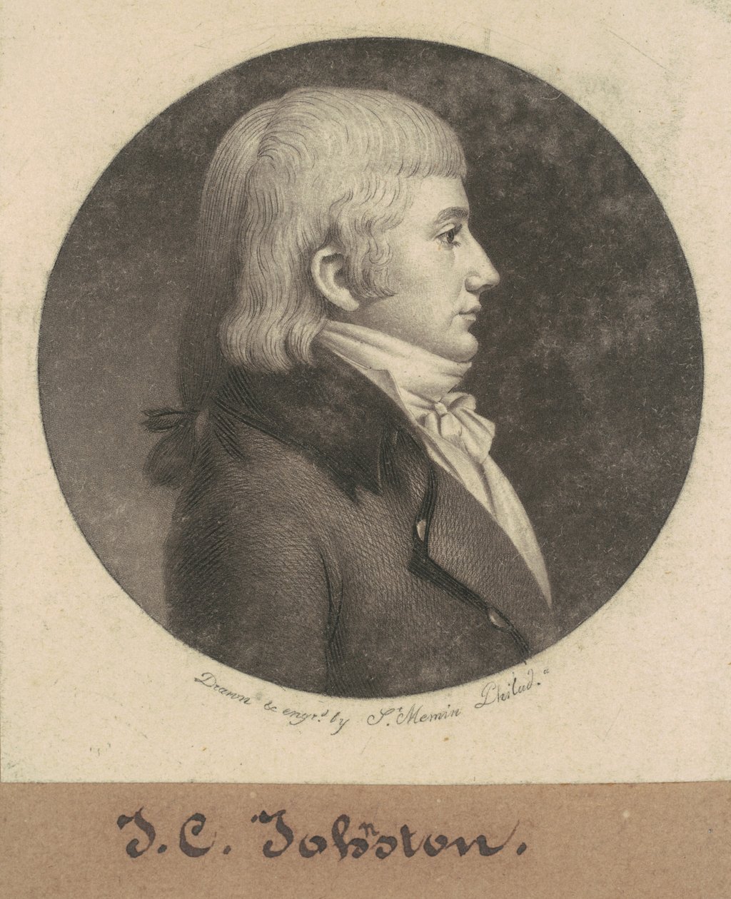 James Cathcart Johnston by Charles B. J. Févret de Saint Mémin