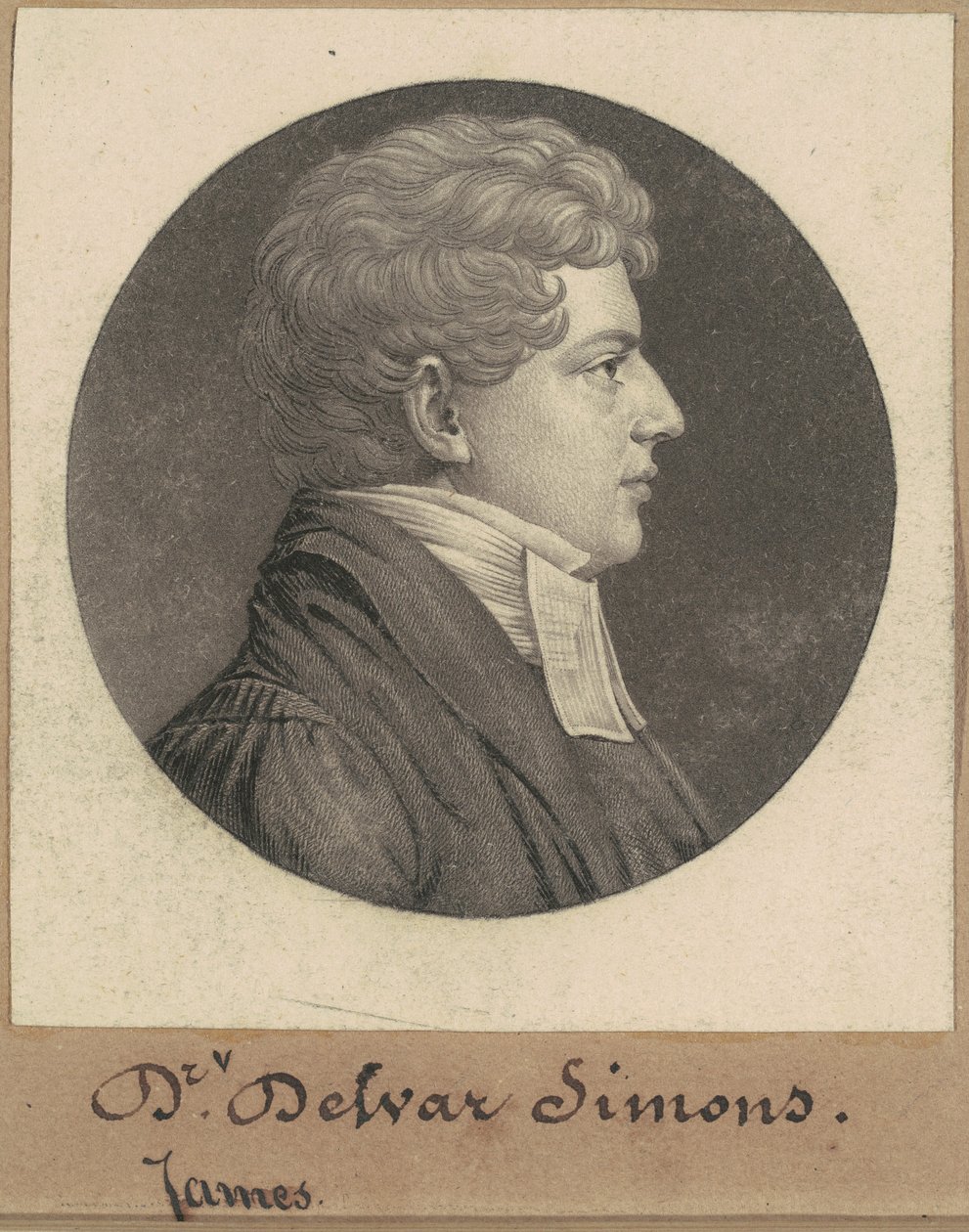 James Dewar Simons by Charles B. J. Févret de Saint Mémin