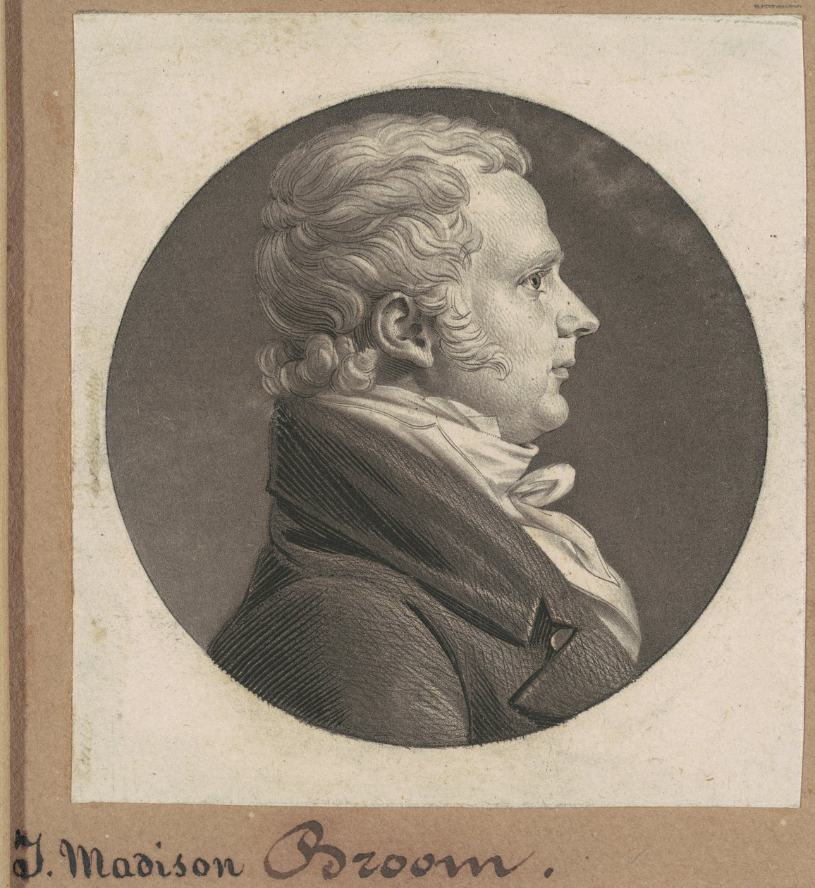 James Madison Süpürgesi by Charles B. J. Févret de Saint Mémin