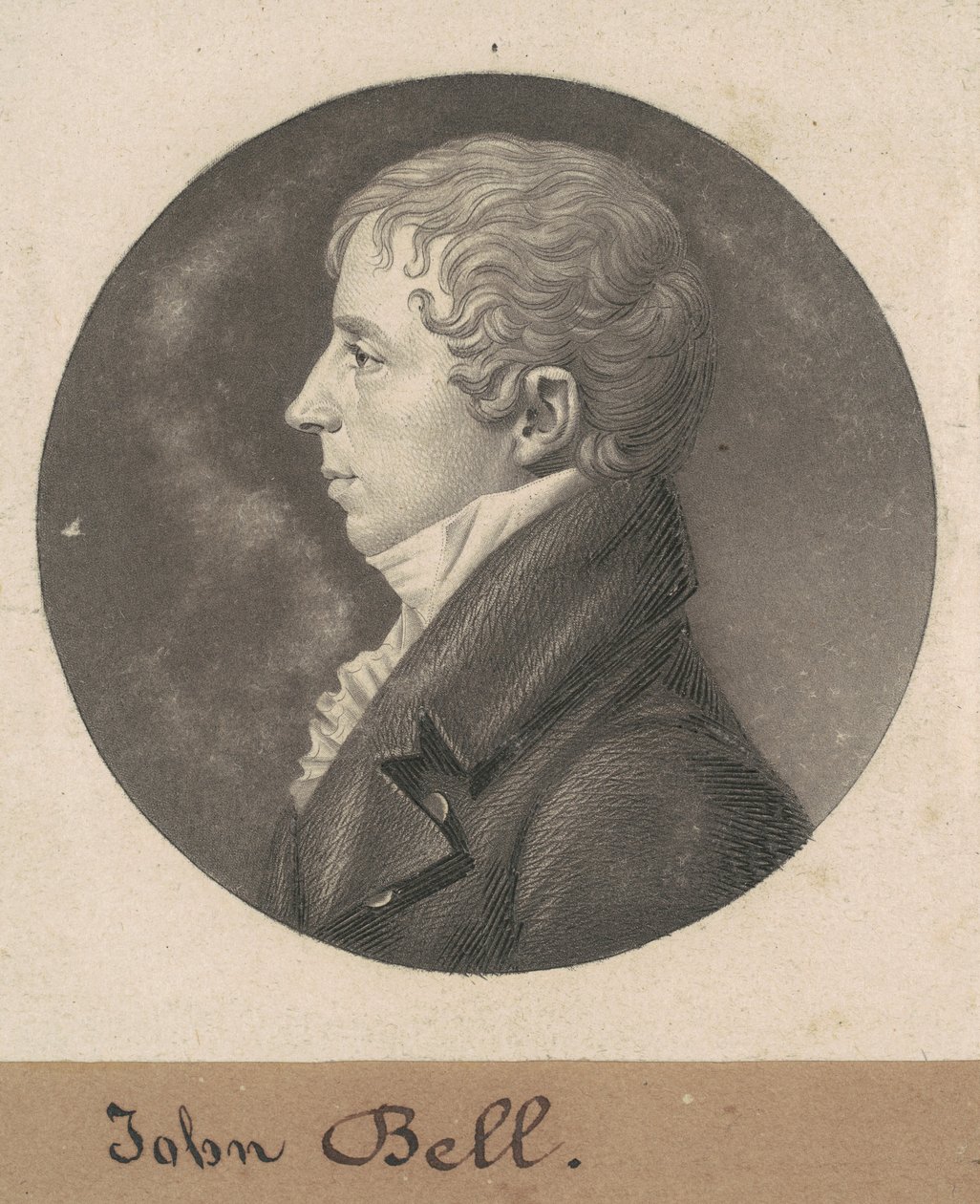 John Bell by Charles B. J. Févret de Saint Mémin