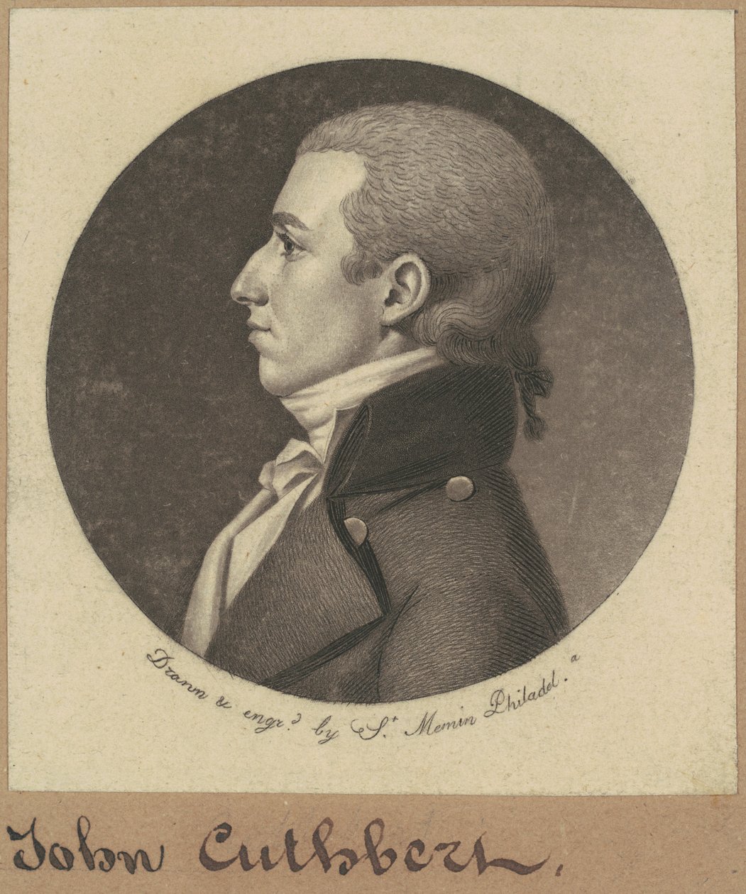 John Cuthbert by Charles B. J. Févret de Saint Mémin