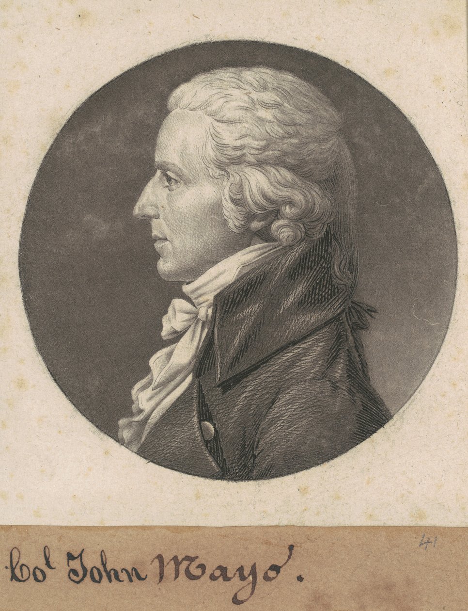 John Mayıs II by Charles B. J. Févret de Saint Mémin