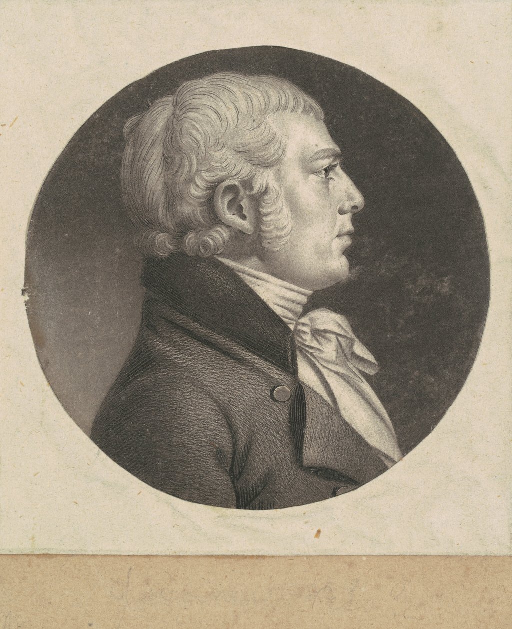 John Moore Beyaz by Charles B. J. Févret de Saint Mémin