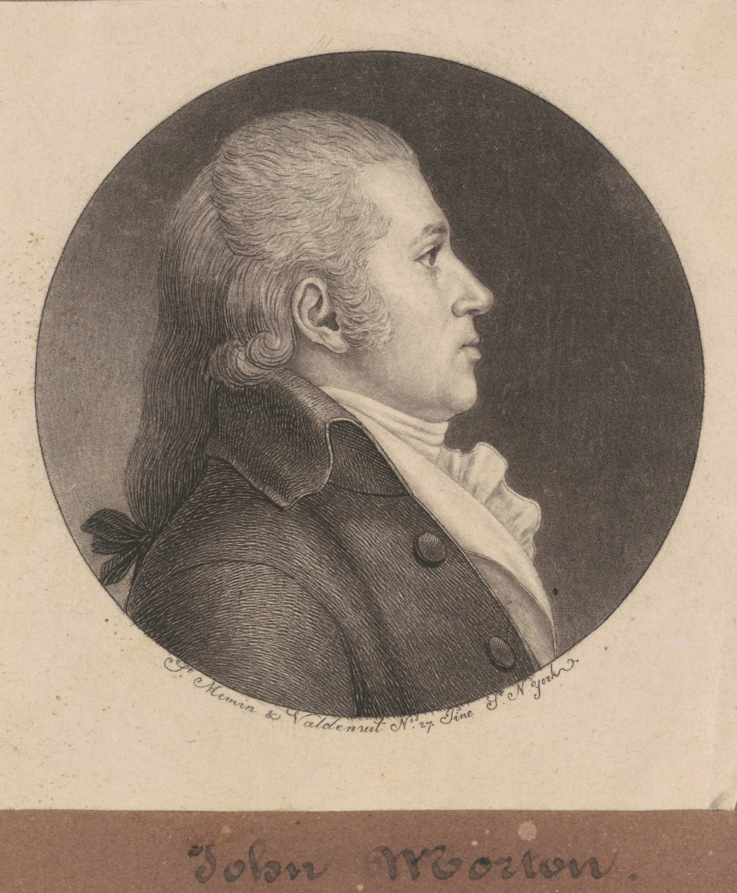 John Morton by Charles B. J. Févret de Saint Mémin