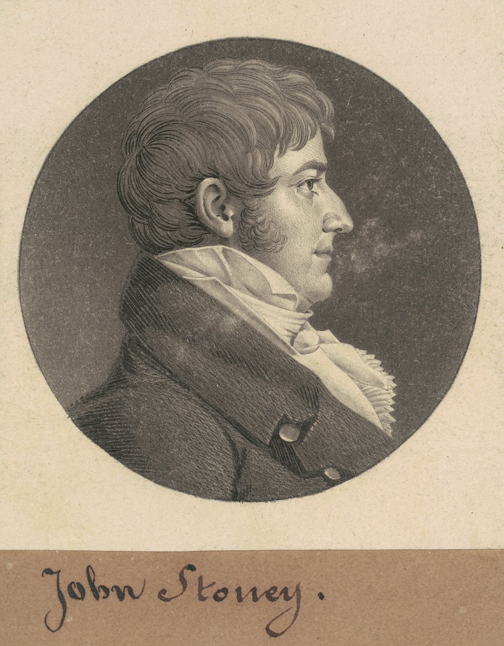 John Stoney by Charles B. J. Févret de Saint Mémin