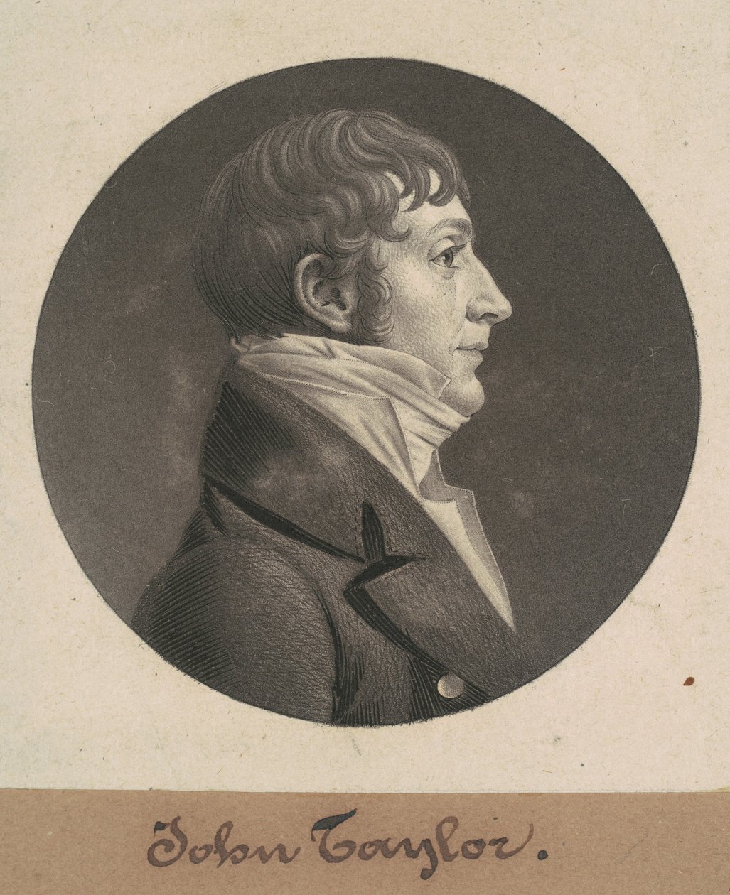 John Taylor by Charles B. J. Févret de Saint Mémin