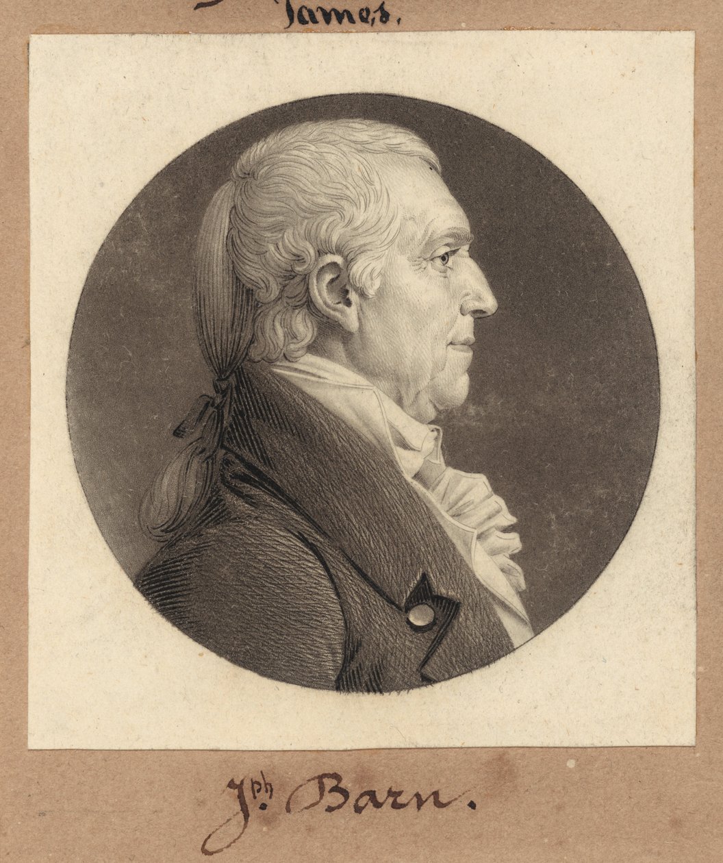 Joseph Ahır by Charles B. J. Févret de Saint Mémin