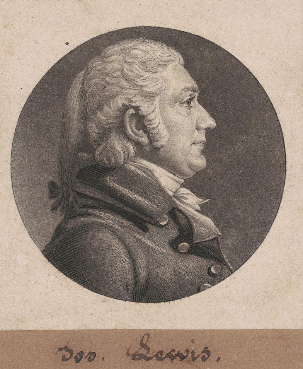 Joseph C.Lewis II by Charles B. J. Févret de Saint Mémin