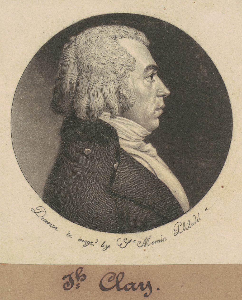 Joseph Kil by Charles B. J. Févret de Saint Mémin