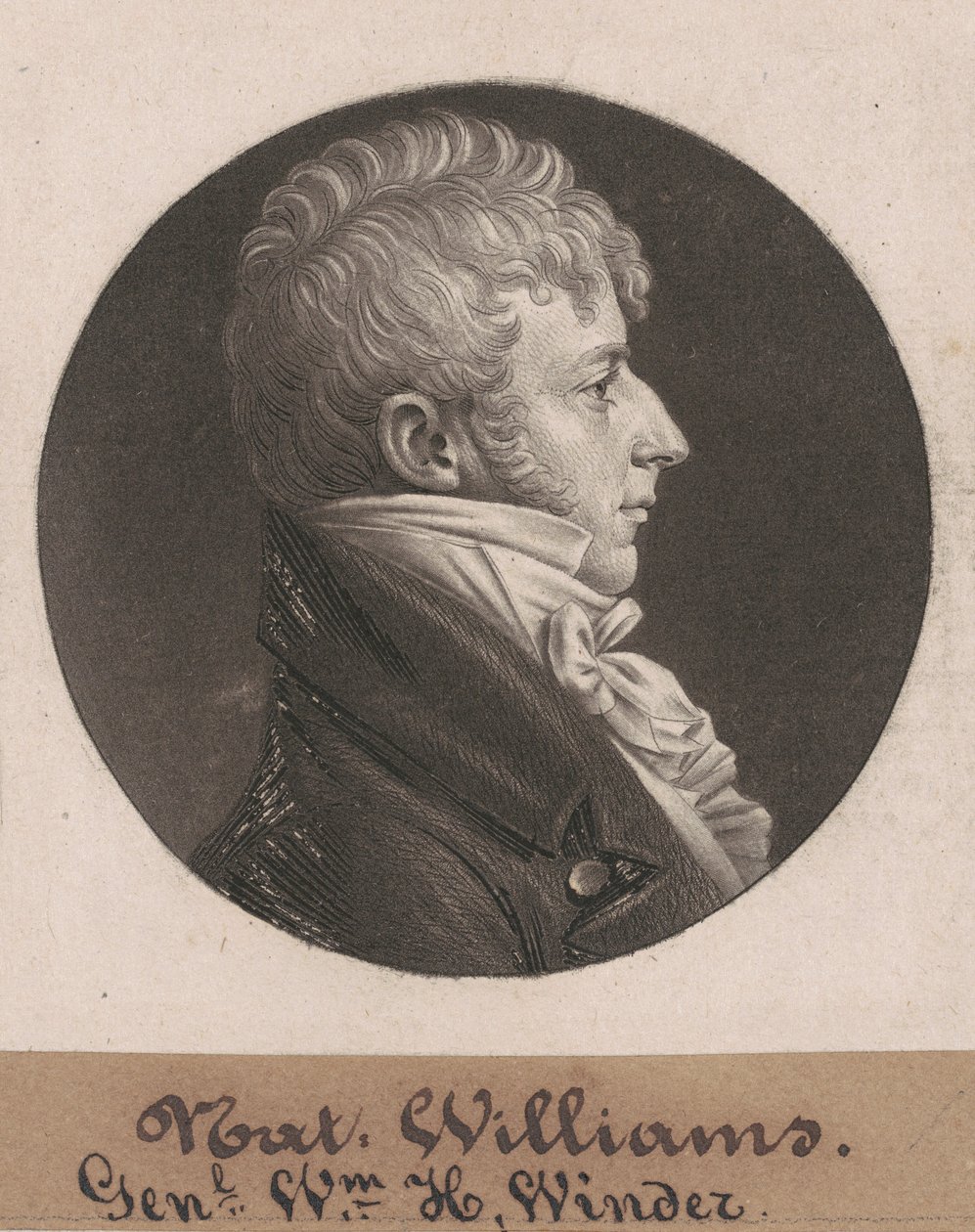 Joseph Ennalls İlham Perisi by Charles B. J. Févret de Saint Mémin