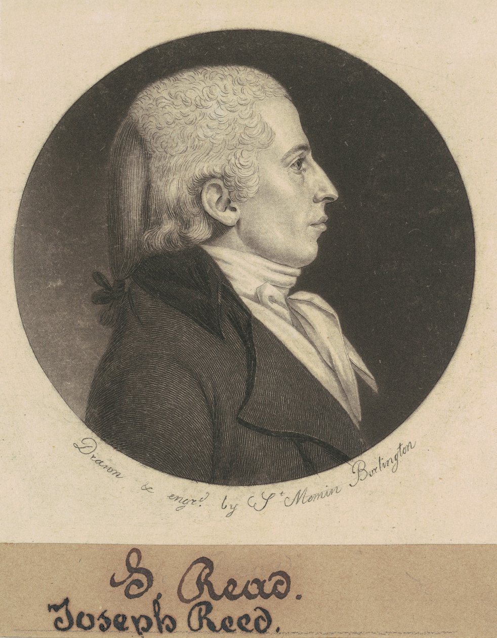 Joseph Reed, Jr. by Charles B. J. Févret de Saint Mémin