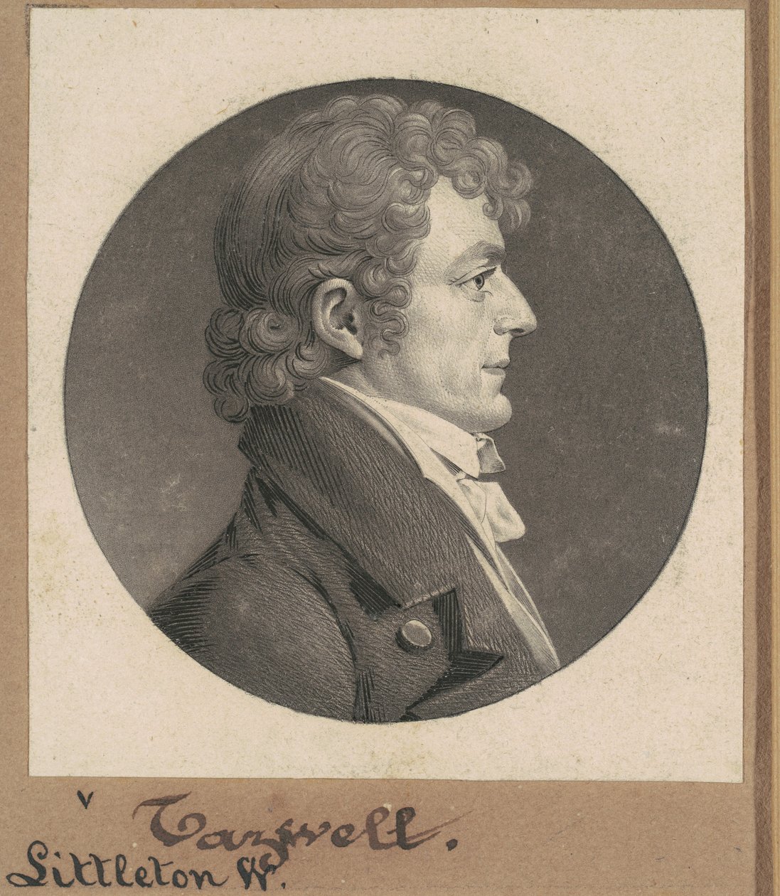 Littleton Waller Tazewell by Charles B. J. Févret de Saint Mémin