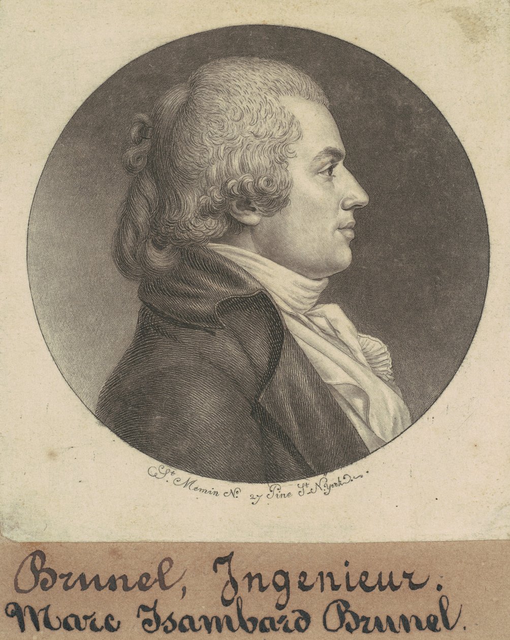 Mark Isambard Brunel by Charles B. J. Févret de Saint Mémin