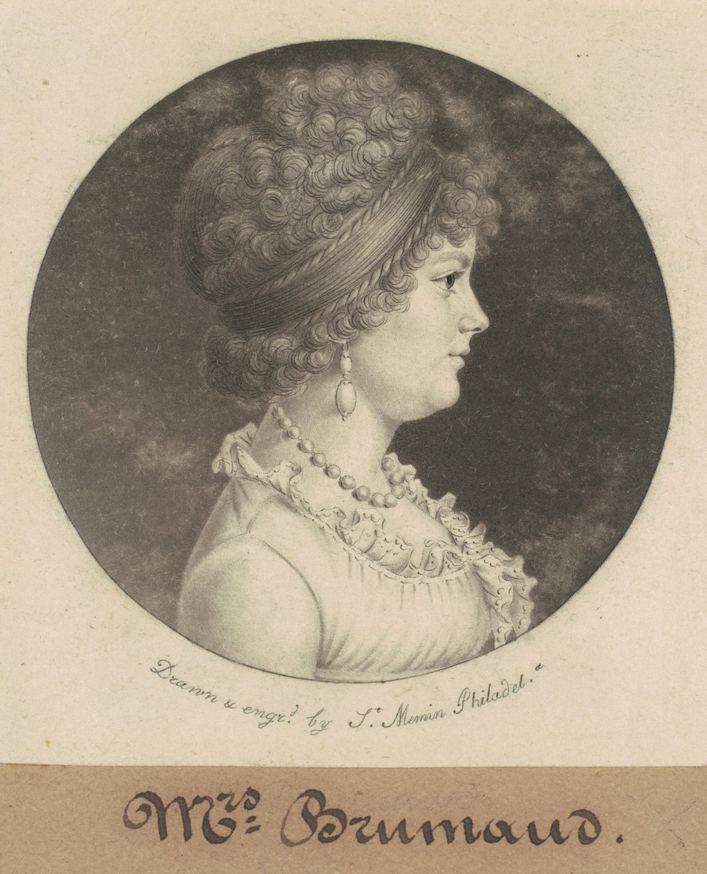 Bayan Brumaud by Charles B. J. Févret de Saint Mémin