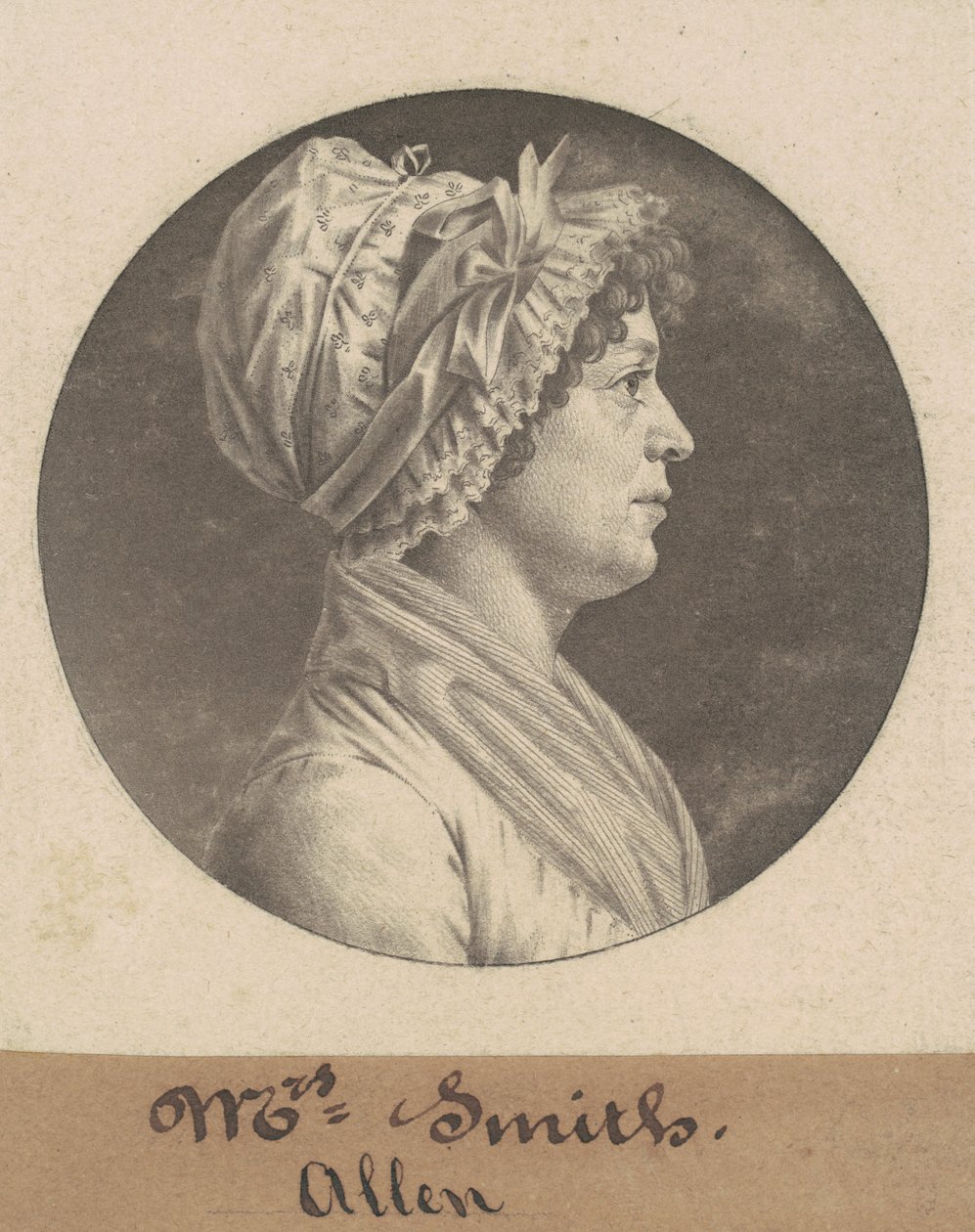 Bayan Smith by Charles B. J. Févret de Saint Mémin