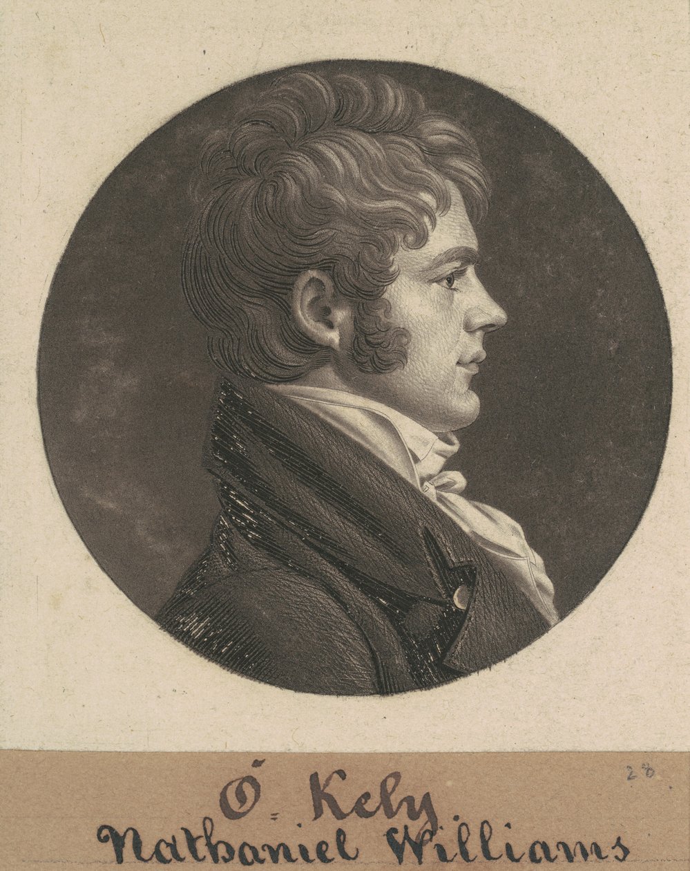 Nathaniel Williams by Charles B. J. Févret de Saint Mémin