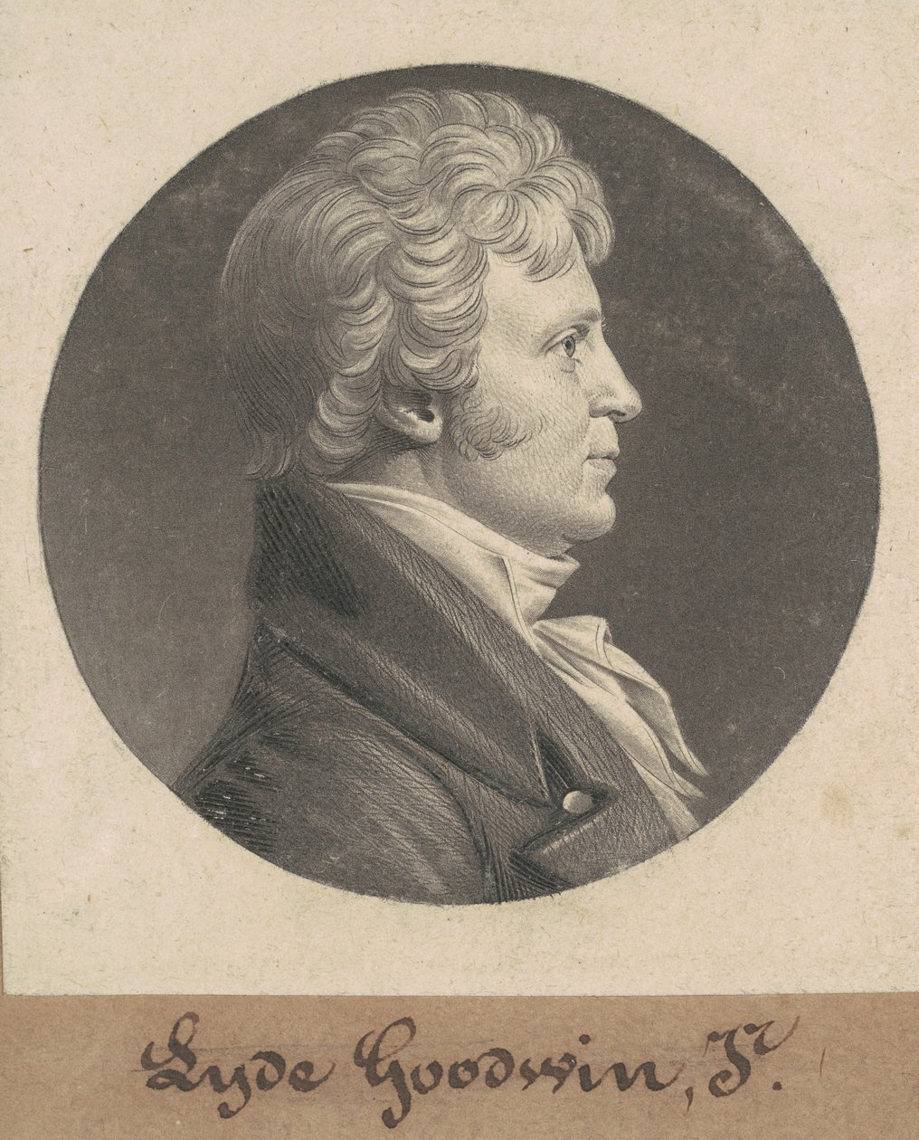 Nicholas Brice by Charles B. J. Févret de Saint Mémin