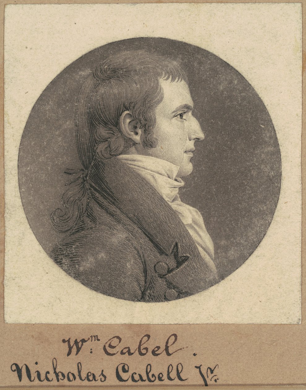 Nicholas Cabell, Jr. by Charles B. J. Févret de Saint Mémin