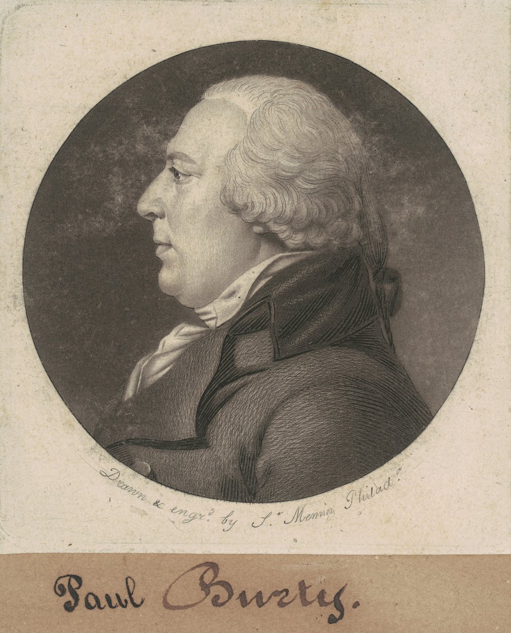 Paul Busti by Charles B. J. Févret de Saint Mémin