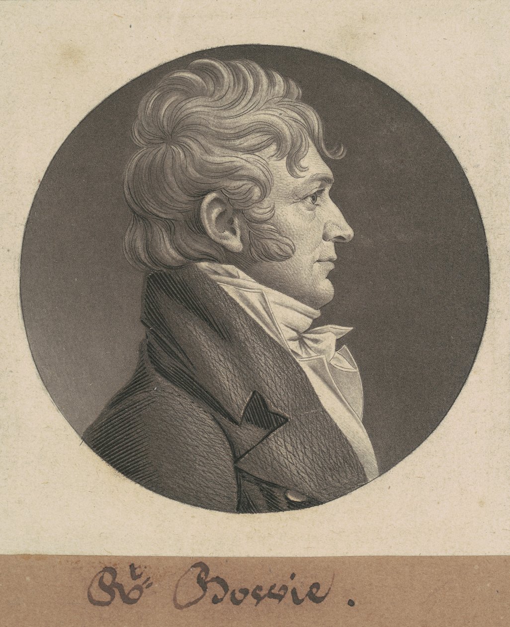 Robert Bowie by Charles B. J. Févret de Saint Mémin
