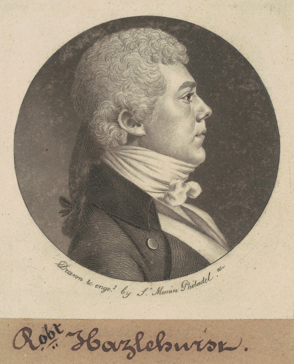 Robert Hazlehurst by Charles B. J. Févret de Saint Mémin