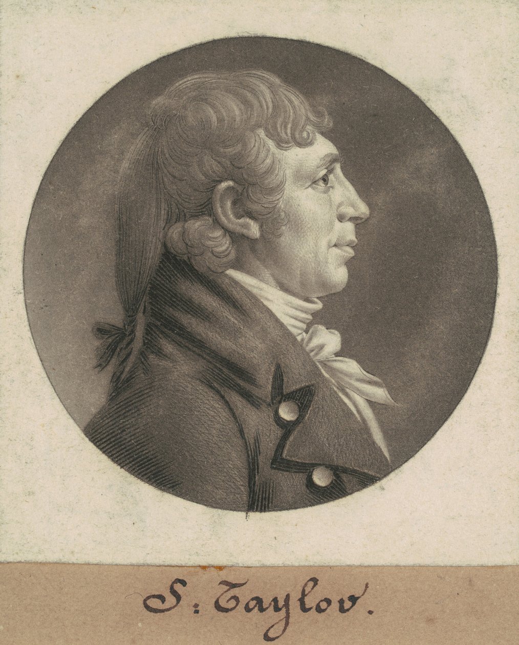 S.Taylor by Charles B. J. Févret de Saint Mémin