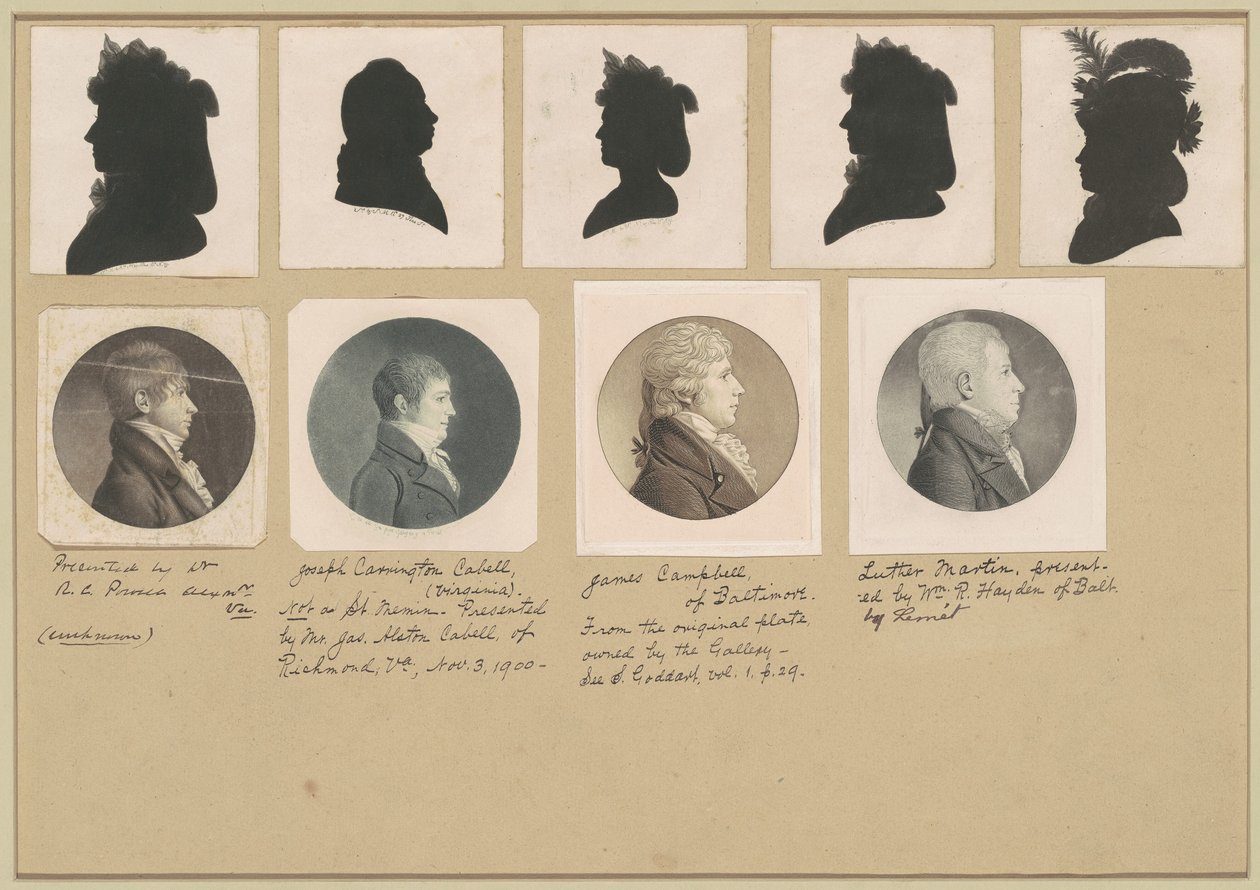 Saint-Mémin Koleksiyonu, Grup 56 by Charles B. J. Févret de Saint Mémin