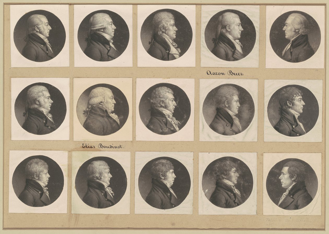 Saint-Mémin Portreler Koleksiyonu, Grup 54 by Charles B. J. Févret de Saint Mémin