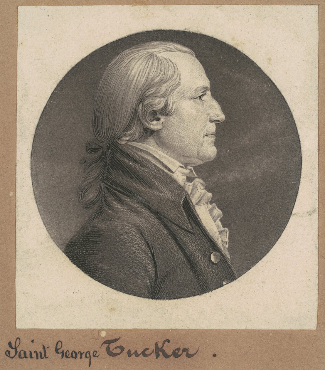 Aziz George Tucker by Charles B. J. Févret de Saint Mémin