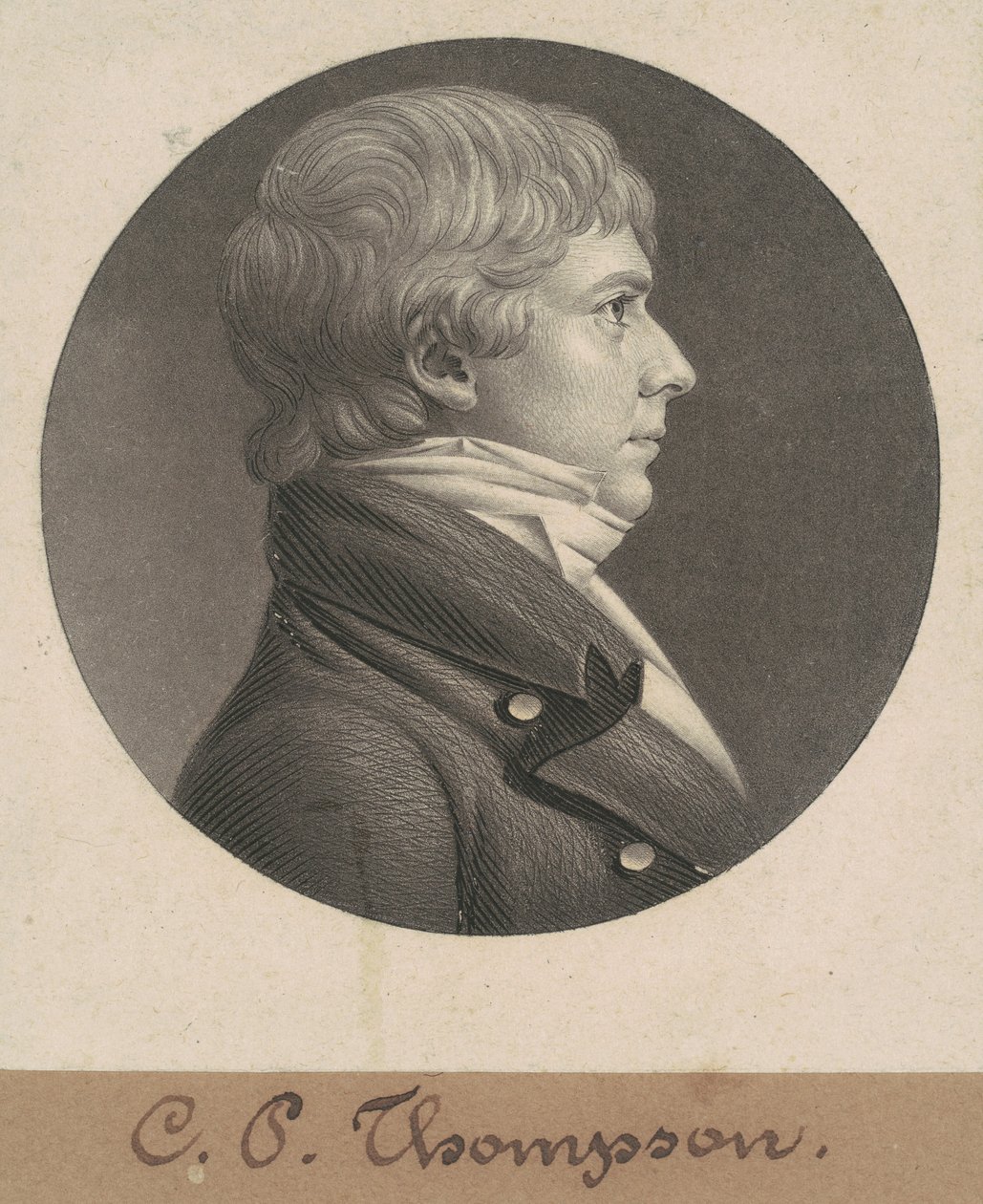 samuel hambleton by Charles B. J. Févret de Saint Mémin