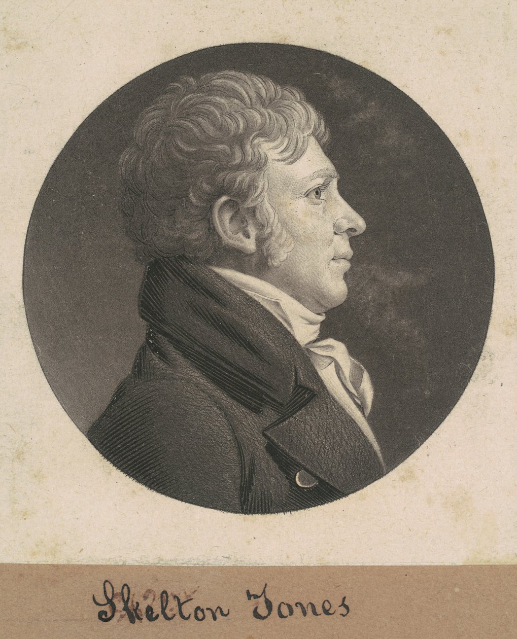 iskelet Jones by Charles B. J. Févret de Saint Mémin