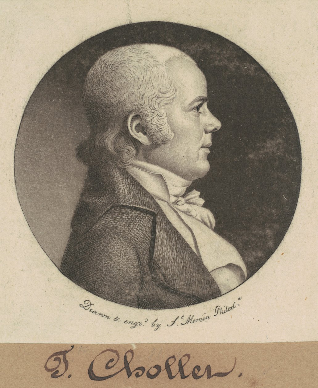 T.Chollet by Charles B. J. Févret de Saint Mémin