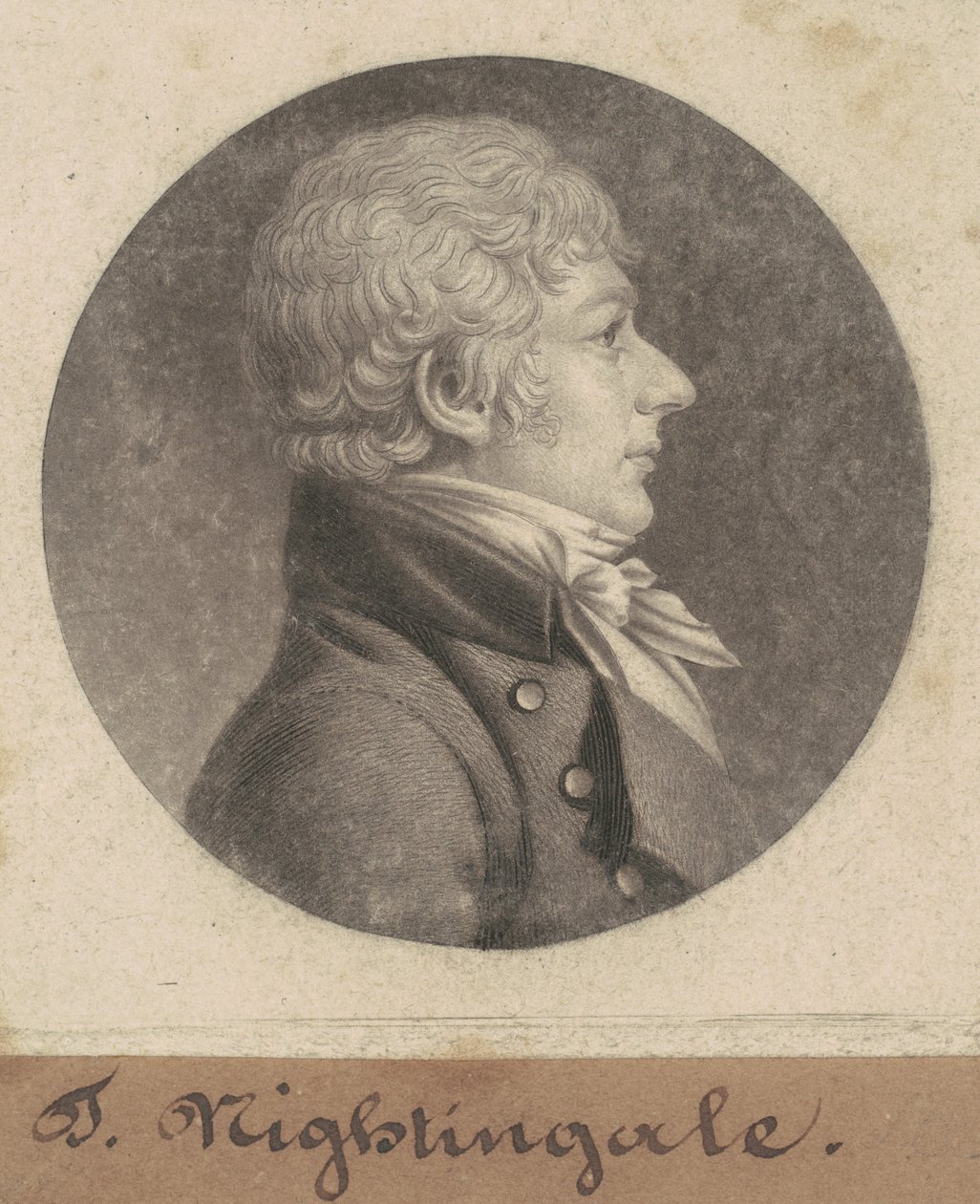 T. Bülbül by Charles B. J. Févret de Saint Mémin