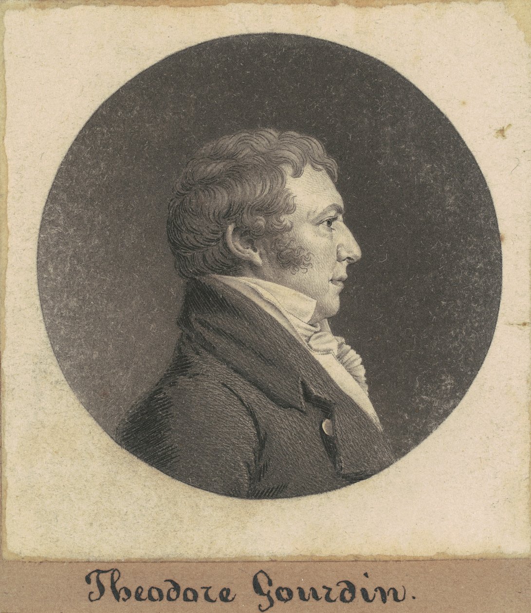 Theodore Kabak by Charles B. J. Févret de Saint Mémin