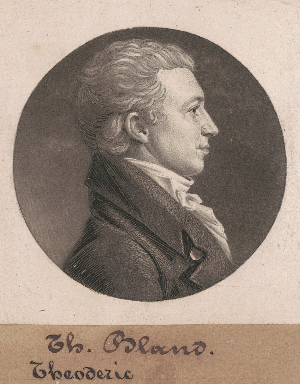 Theodorick Mülayim by Charles B. J. Févret de Saint Mémin