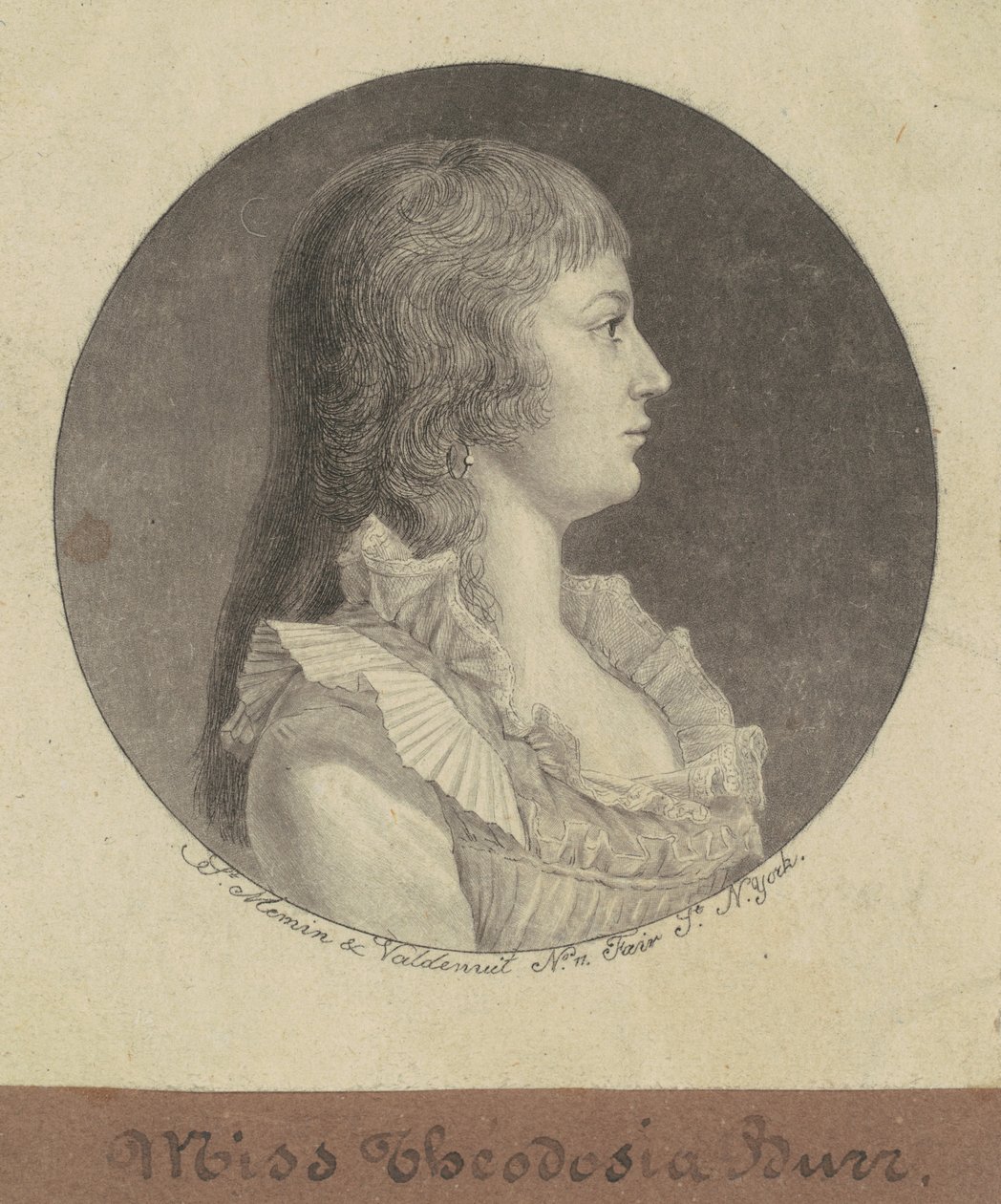 Theodosia Çapak by Charles B. J. Févret de Saint Mémin