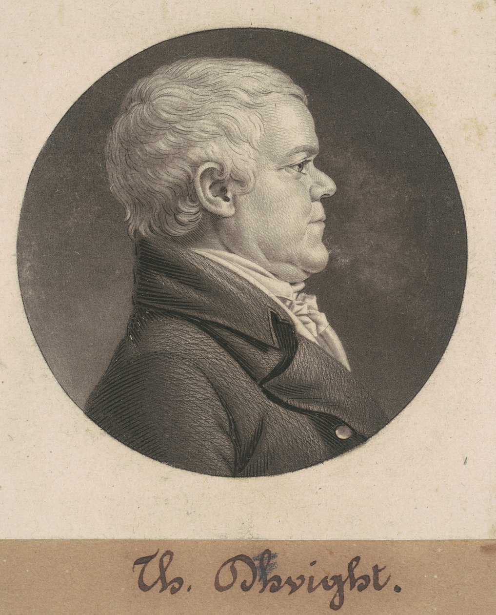 Thomas Dwight by Charles B. J. Févret de Saint Mémin