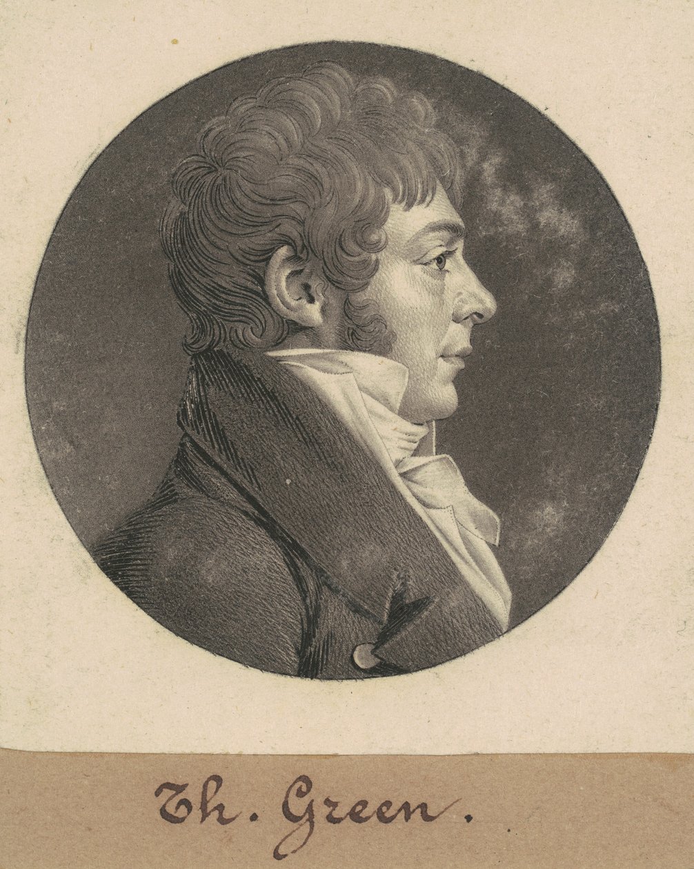 Thomas Yeşil by Charles B. J. Févret de Saint Mémin