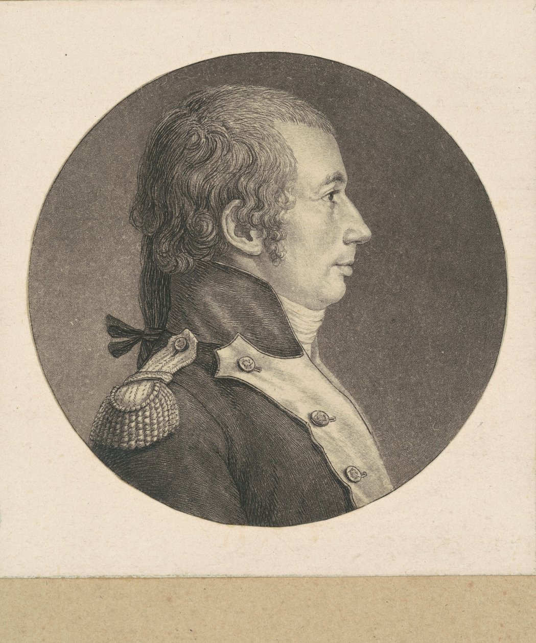Fransız Piyade Tanımlanamayan Albay by Charles B. J. Févret de Saint Mémin