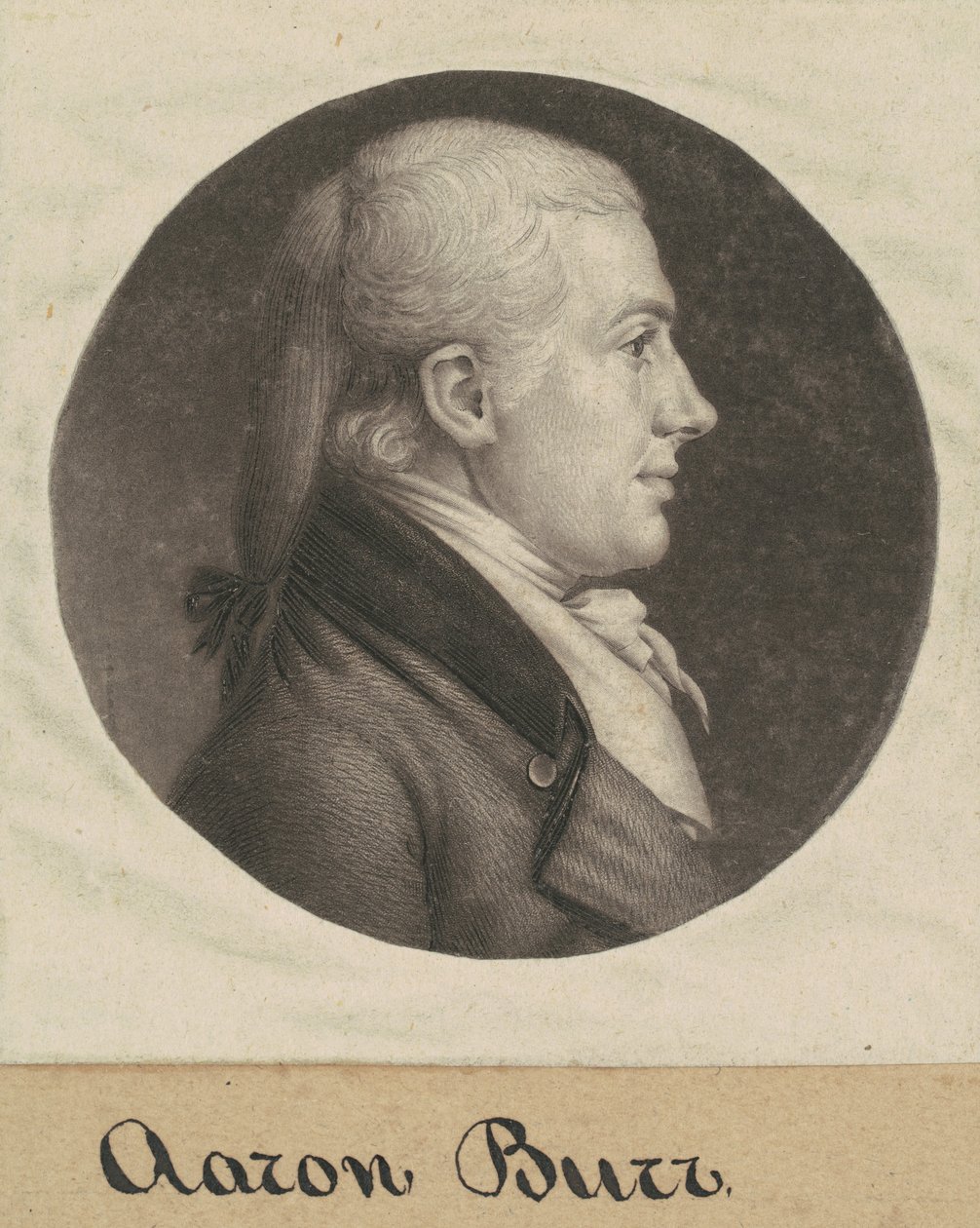 kimliği belirsiz adam by Charles B. J. Févret de Saint Mémin