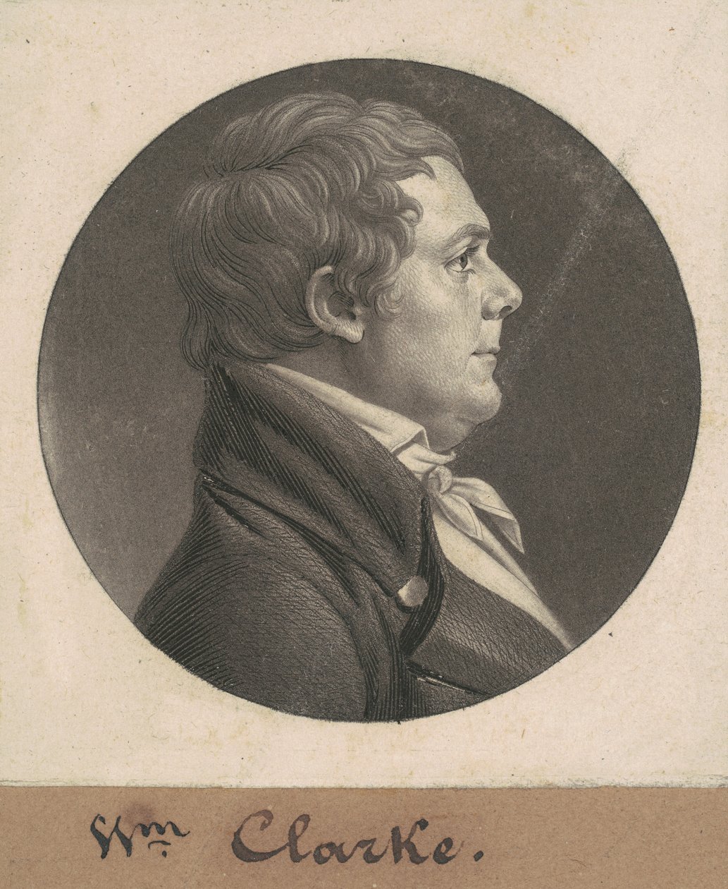 William Clark by Charles B. J. Févret de Saint Mémin
