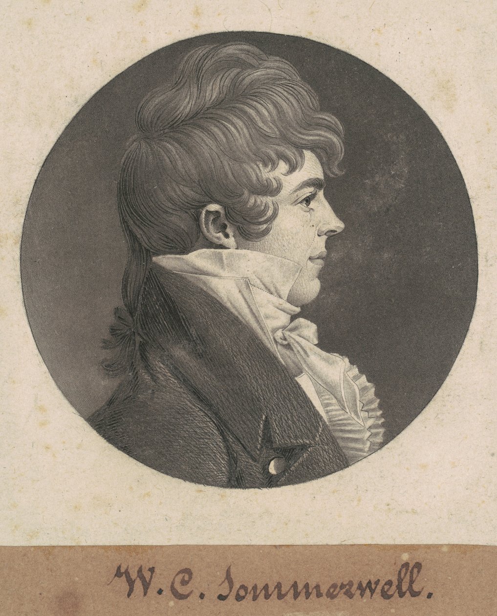 William Clarke Sommerville by Charles B. J. Févret de Saint Mémin